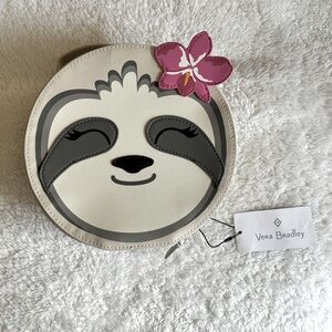 NWT Vera Bradley Sloth Round Strapless Bag Purse